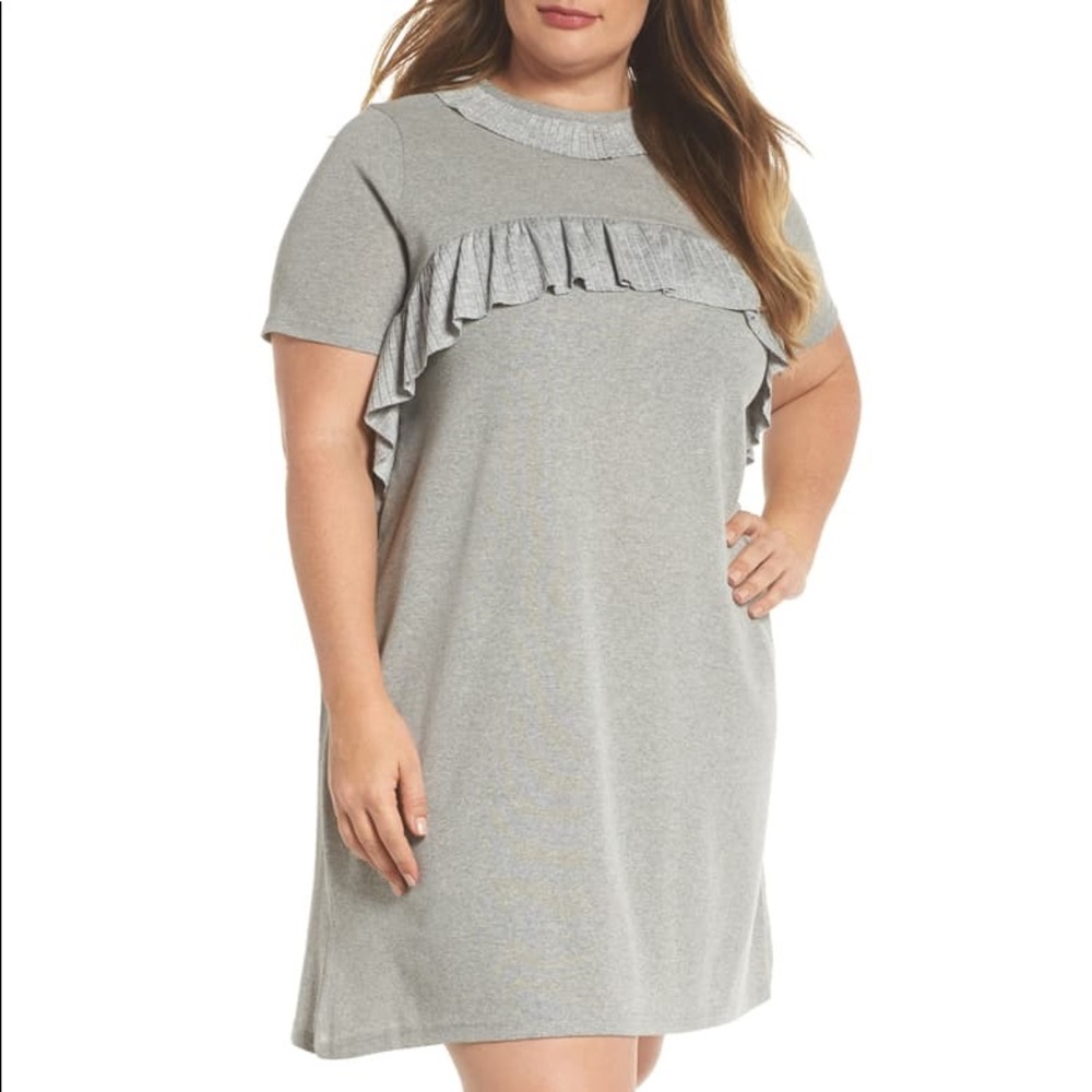 NWT Ruffle T Shirt Dress